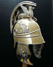 Augustus Caesar Roman helmet  Made In Brass And Chrome-Plated Brass picture
