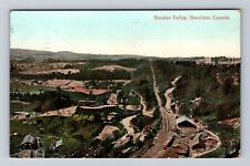Hamilton Canada, Scenic Aerial View Of Dundas Valley, Vintage c1909 Postcard picture