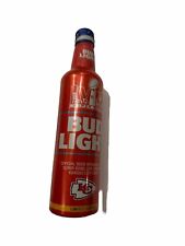2024 NFL Super Bowl Champs KANSAS CITY CHIEFS - BUD LIGHT Aluminum Beer Bottle picture