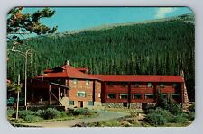 Echo Lake CO-Colorado, Echo Lake Lodge, Mt Evans Vintage Souvenir Postcard picture
