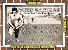 Metal Sign - 1911 Paris Garters for Men- 10x14 inches picture