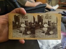 1898 Stereoview The President's Library 3D Card #8026 Antique Photo StereoView picture