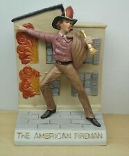 VTG 1990 “The American Fireman” Mount Hope Decanter Limited Edition EMPTY Rare picture
