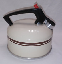 Vintage Mirro 2 1/2 Qt Whistling Aluminum Tea Kettle ~ Made in USA picture