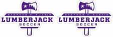 StickerTalk Officially Licensed SFA Lumberjack Soccer Sticker, 3 inches x 2 i... picture