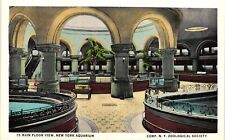 Vintage Postcard- Main Floor, Aquarium, NY picture