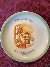 Vintage Holly Hobbie Collectable Plate in very good condition picture