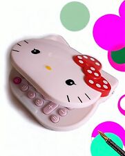 Super Kawaii Hello Kitty Calculator, Light Pink, With Flip Mirror, Battery  picture