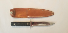 Vitg IMPERIAL Prov RI USA Fixed Blade Knife & Sheath Hunting  - Nice picture