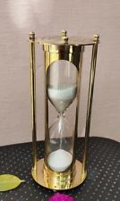 Hourglass sand timer clock watch 1 minutes nautical rare ideal gift decorative picture