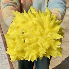8.44LB  Natural yellow sulfur crystal quartz crystal mineral specimen picture