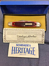 1983 SCHRADE+ HERITAGE EVERLASTING SHARP RED BONE 4