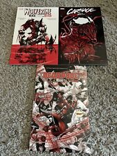 Marvel Trade Paperback Black White & Blood Lot Wolverine Carnage Deadpool picture