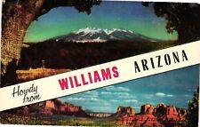 Vintage Postcard - 1961 San Francisco Peaks On Highway 66 Oak Creek Canyon picture