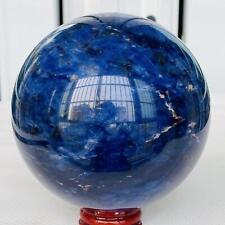 1480g Blue Sodalite Ball Sphere Healing Crystal Natural Gemstone Quartz Stone picture