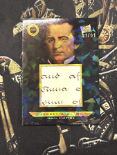 2024 Pieces Of The Past 1800s Edition Andrew Johnson 1/1 Handwriting Relic Card  picture