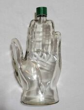 Mennen Skin Bracer - Vintage, Hand Shaped Clear Glass Bottle picture