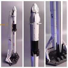 1：200 SpaceX Falcon 9 Dragon Rocket Falconheavy W Launcher Tower Resin Toy Model picture
