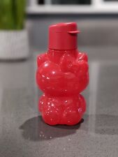Tupperware Sanrio  Eco Bottle Hello Kitty 14 oz Flip Top Cap Red New picture