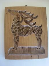 Reindeer Old World Resin Molded Wall Hanging Old World 5 3/4