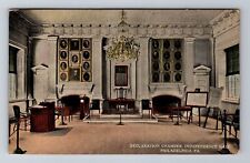 Philadelphia PA-Pennsylvania, Declaration Chamber, Vintage c1916 Postcard picture