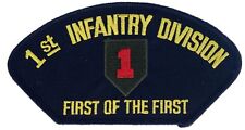 1st Infantry Division First of the First Big Red One Hat Patch HFLB1417 F6D30E picture