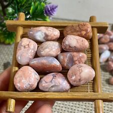 10pc 54g Natural Colorful Pink Agate crystal Hand cut piece Reiki specimen picture