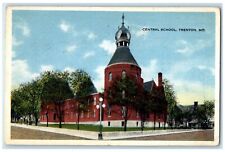 1916 Central School Exterior Building Trenton Missouri Vintage Antique Postcard picture