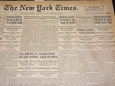 1917 JANUARY 22 NEW YORK TIMES - GERMANY PLANNING ACTUAL BLOCKADE - NT 8754 picture