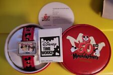 Disneyland Wristwatch Mouseketeers 50th Anniversary LE 250 NIB 073/250 picture