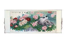 Big Horizontal Peony Flower Scroll Picture picture