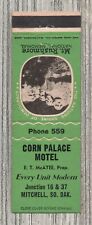 Matchbook Cover-Corn Palace Motel Mitchell South Dakota-6672 picture