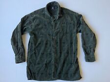 Vintage Marvin the Martian Sz Small Button Up Shirt AOP Green 1996 Warner Bros. picture