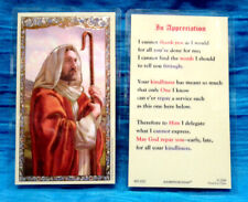 Jesus Christ the Good Shepherd LAMINATED Holy Prayer Card - In Appreciation picture