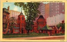 Little Church Around Corner New York City Church 29Th Street Mary Unp Postcard picture