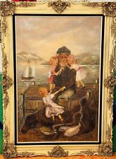 Large 44x32 Ornate Wooden Picture Fram  (Reproduction) Very Nice picture