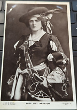 Rare RPPC 1906 Edwardian Actress Postcard 