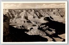 Hopi Indian Point Grand Canyon AZ RPPC Aerial View Real Photo Postcard 1937 picture