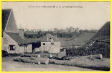 cpa RARE 58 - Village of LUTHENAY UXELOUP (Nièvre) CHÂTEAU FORT de ROSEMONT picture