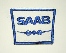 Vintage SAAB Jet Logo Automotive Car Mechanic Cloth Jacket Patch New NOS 1970s picture