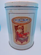 Vtg Advertising Tin Coats & Clark O.N.T. Cotton Spool Made in USA Canister picture