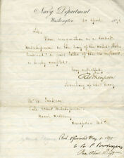 RICHARD W. THOMPSON - MANUSCRIPT LETTER SIGNED 04/30/1878 WITH CO-SIGNERS picture