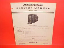 1940-1949 CHRYSLER IMPERIAL DESOTO DODGE PLYMOUTH MOTOROLA RADIO SERVICE MANUAL picture