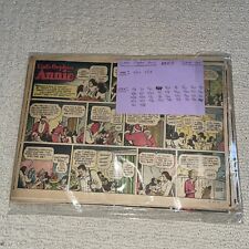 1948-1949 Little Orphan Annie Newspaper Half Pg Comic Not Complete 14.5x10.5 MR picture
