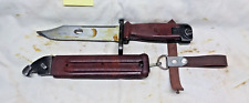 Soviet Russian Military Izhevsk 74 Bayonet With Frog And Scabbard. picture