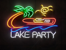 Lake Party Neon LED Sign for Diners, Bars, Man Caves, RVs, 23