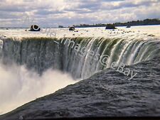 1977 Horseshoe Falls Storm Clouds Niagara Falls Canada Kodachrome 35mm Slide picture