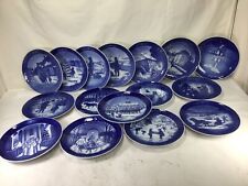 II48 Vintage There Are 15 years in Total Blue Royal Collecter Plate Set of 15 picture