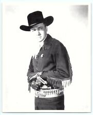 Photo Tex Ritter Country Western TV Actor Cowboy 8 x10 Black White Fan Card picture
