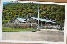 Crawford Notch Willey House Camp Log Cabins New Hampshire Antique Postcard c1920 picture